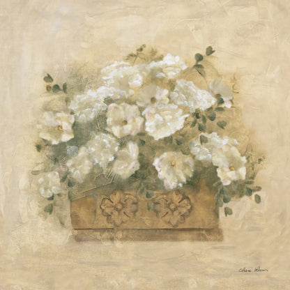 White Floral Bouquet III by Cheri Blum. SKU 7294a. Archival Giclee Fine art print for wall decor.