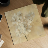 White Narcissus Crop by Cheri Blum. Shown as a detailed flat fine art print, highlighting archival giclee quality. Available as an archival giclee rolled canvas, fine art paper, or poster print. SKU 7013a.