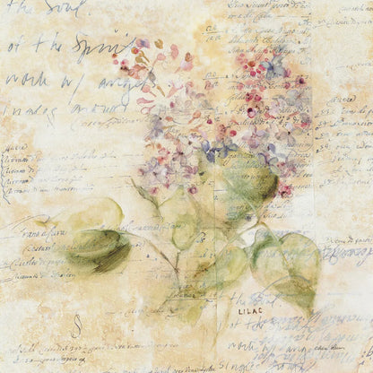 White Wash Lilac by Cheri Blum. SKU 7032a. Archival Giclee Fine art print for wall decor.