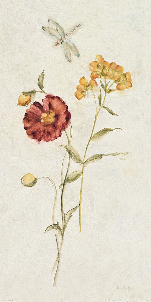 Wild Wallflowers IV by Cheri Blum