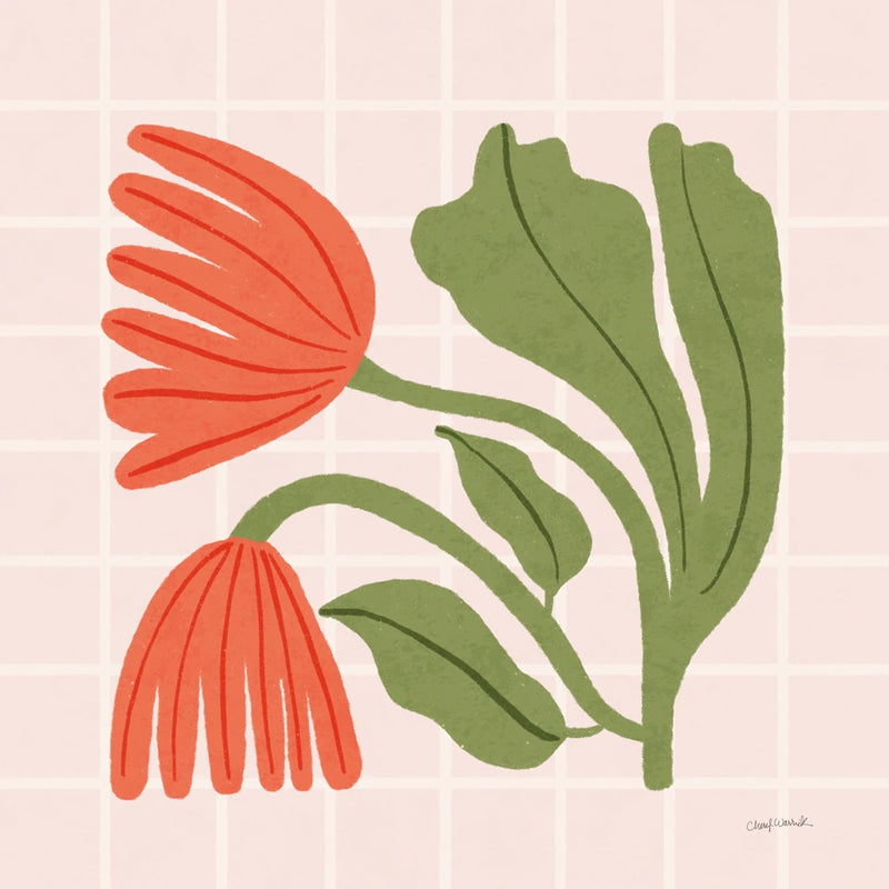 Abstract Stems VIII by Cheryl Warrick