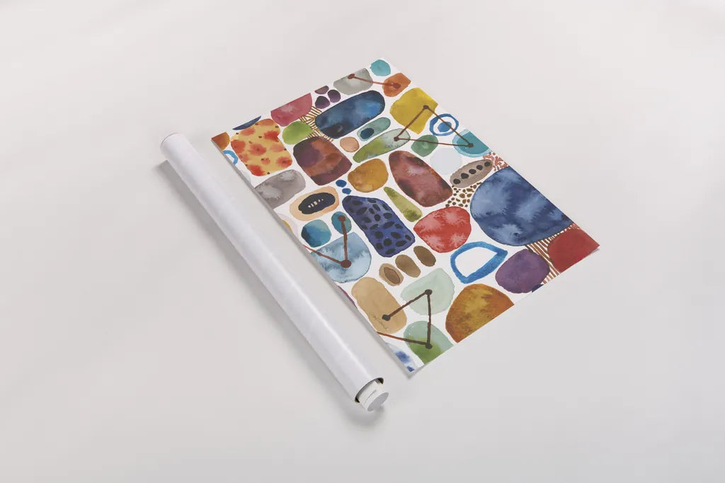 Alchemy II Rotated Crop by Cheryl Warrick. shown as a rolled paper print. Available as archival giclee rolled canvas, fine art paper, or poster print. SKU 86310i.