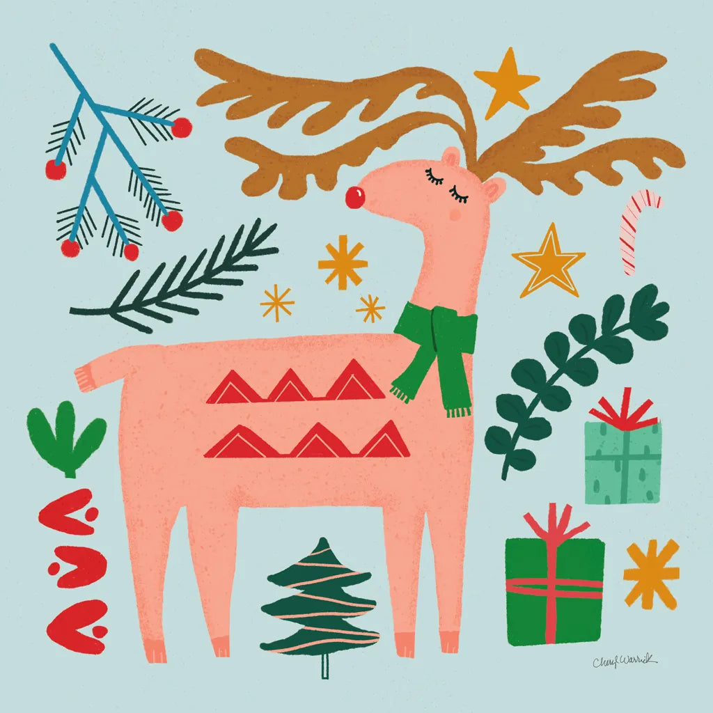 All is Bright I by Cheryl Warrick. SKU 93329a. Archival Giclee Fine art print for wall decor.