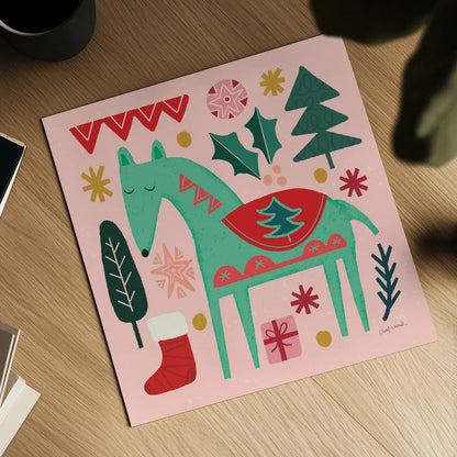 All is Bright II by Cheryl Warrick. Shown as a detailed flat fine art print, highlighting archival giclee quality. Available as an archival giclee rolled canvas, fine art paper, or poster print. SKU 93330a.