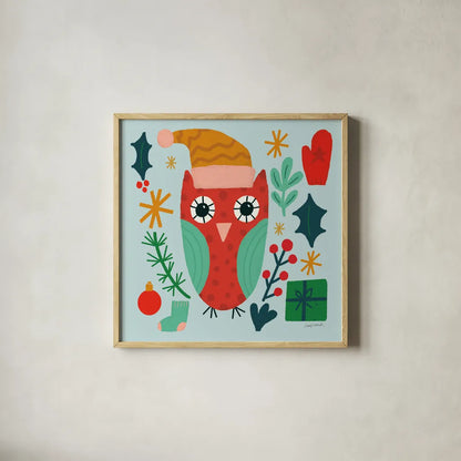 All is Bright IV by Cheryl Warrick. Shown in a natural wood glass frame for a timeless modern aesthetic. Available as an archival giclee rolled canvas, fine art paper, or poster print. SKU 93332a.