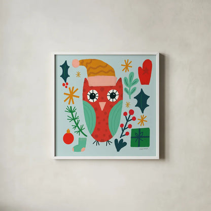 All is Bright IV by Cheryl Warrick. Shown in a crisp white glass frame for a clean and minimalist style. Available as an archival giclee rolled canvas, fine art paper, or poster print. SKU 93332a.