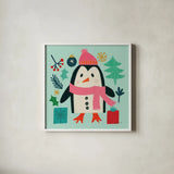 All is Bright VI by Cheryl Warrick. Shown in a crisp white glass frame for a clean and minimalist style. Available as an archival giclee rolled canvas, fine art paper, or poster print. SKU 93334a.