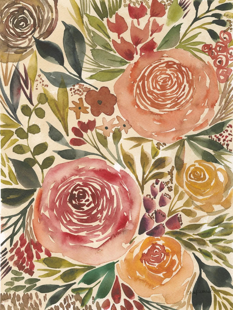 Antique Garden IV by Cheryl Warrick