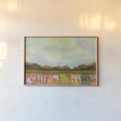 Autumn Prelude by Cheryl Warrick. shown as a paper print in a natural frame. Available as a archival giclee rolled canvas, fine art paper, or poster print. SKU 36239i.