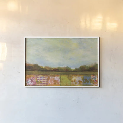 Autumn Prelude by Cheryl Warrick. shown as a paper print in a white frame. Available as a archival giclee rolled canvas, fine art paper, or poster print. SKU 36239i.