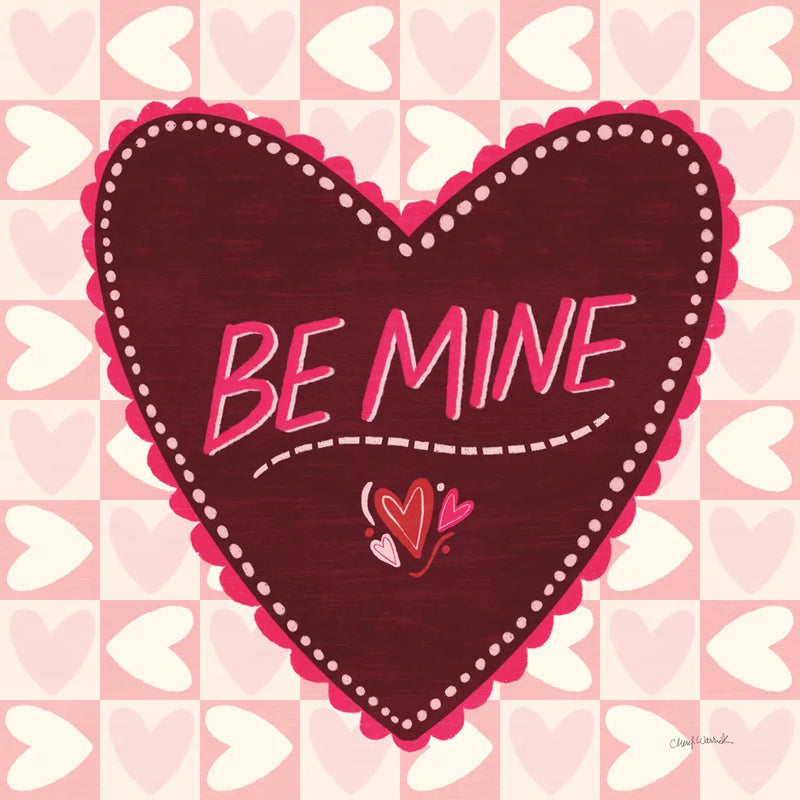 Be Mine Valentine by Cheryl Warrick. SKU 104042a. Archival Giclee Fine art print for wall decor.