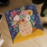 Best Friend Florals by Cheryl Warrick. Shown as a detailed flat fine art print, highlighting archival giclee quality. Available as an archival giclee rolled canvas, fine art paper, or poster print. SKU 103252a.
