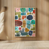 Bliss III by Cheryl Warrick. shown as over sized large wall art. Available as an archival giclee rolled canvas, fine art paper, or poster print. SKU 80139h.