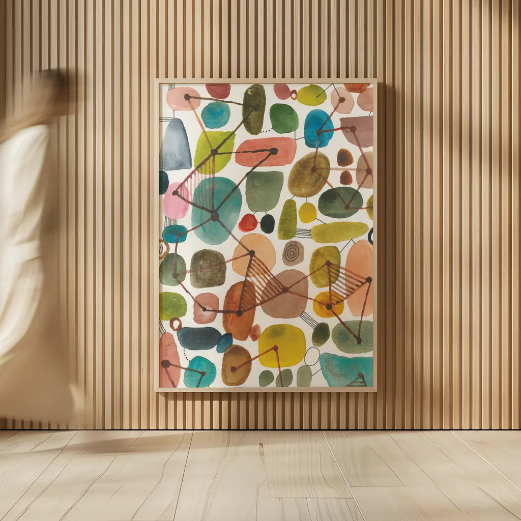 Bliss IV by Cheryl Warrick. shown as over sized large wall art. Available as an archival giclee rolled canvas, fine art paper, or poster print. SKU 80140h.