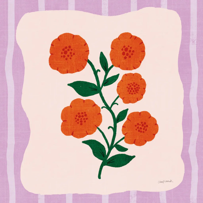 Bloom Studies II by Cheryl Warrick. SKU 103979a. Archival Giclee Fine art print for wall decor.