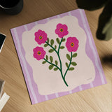 Bloom Studies III by Cheryl Warrick. Shown as a detailed flat fine art print, highlighting archival giclee quality. Available as an archival giclee rolled canvas, fine art paper, or poster print. SKU 103980a.