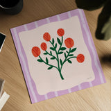 Bloom Studies IV by Cheryl Warrick. Shown as a detailed flat fine art print, highlighting archival giclee quality. Available as an archival giclee rolled canvas, fine art paper, or poster print. SKU 103981a.