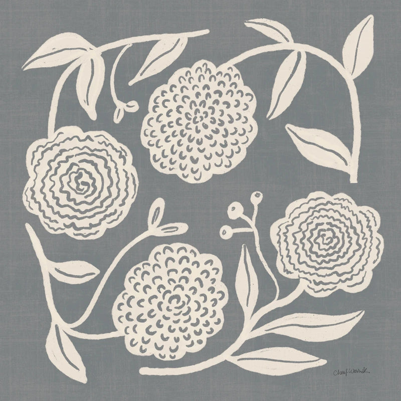 Bloom Toss I by Cheryl Warrick