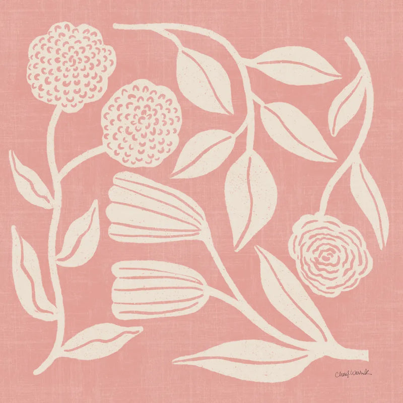 Bloom Toss III v2 by Cheryl Warrick. SKU 103988a. Archival Giclee Fine art print for wall decor.