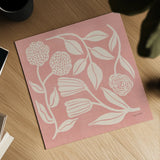 Bloom Toss III v2 by Cheryl Warrick. Shown as a detailed flat fine art print, highlighting archival giclee quality. Available as an archival giclee rolled canvas, fine art paper, or poster print. SKU 103988a.