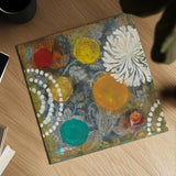 Bridge Abstract II by Cheryl Warrick. Shown as a detailed flat fine art print, highlighting archival giclee quality. Available as an archival giclee rolled canvas, fine art paper, or poster print. SKU 36536a.