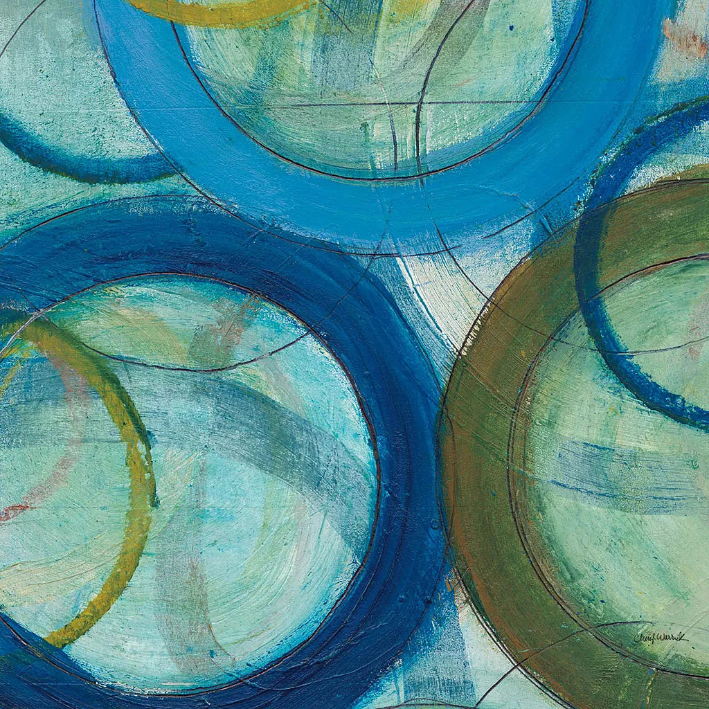 Circle Play IV Crop by Cheryl Warrick. SKU 29392a. Archival Giclee Fine art print for wall decor.