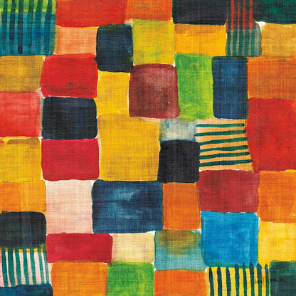 City Block II by Cheryl Warrick. SKU 37796a. Archival Giclee Fine art print for wall decor.