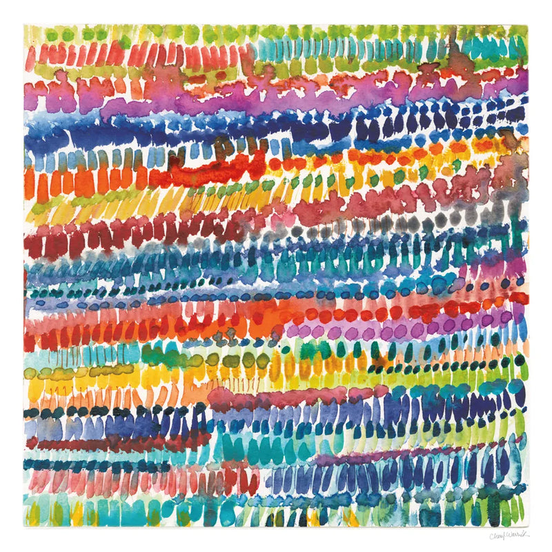 Colorful Patterns III by Cheryl Warrick. SKU 77640a. Archival Giclee Fine art print for wall decor.
