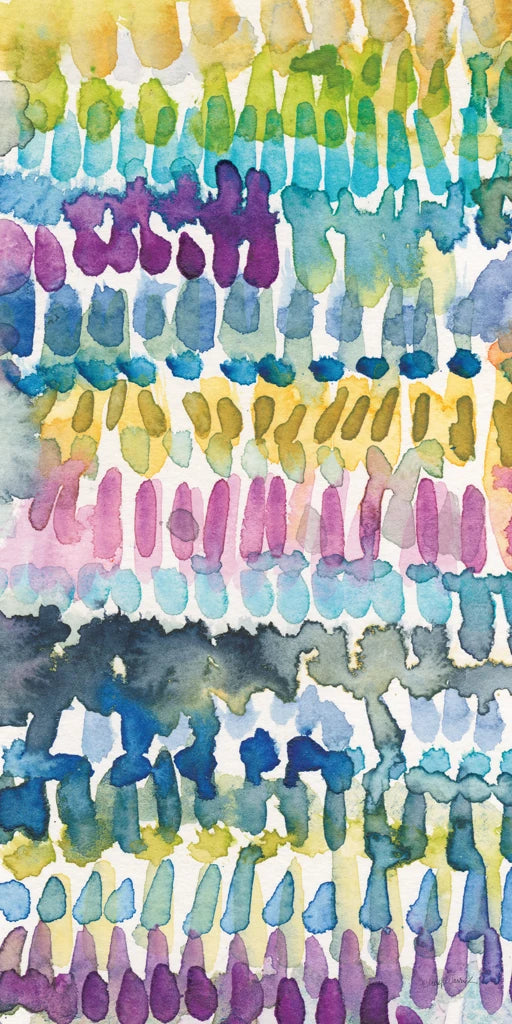 Colorful Patterns IV Panel I Crop by Cheryl Warrick