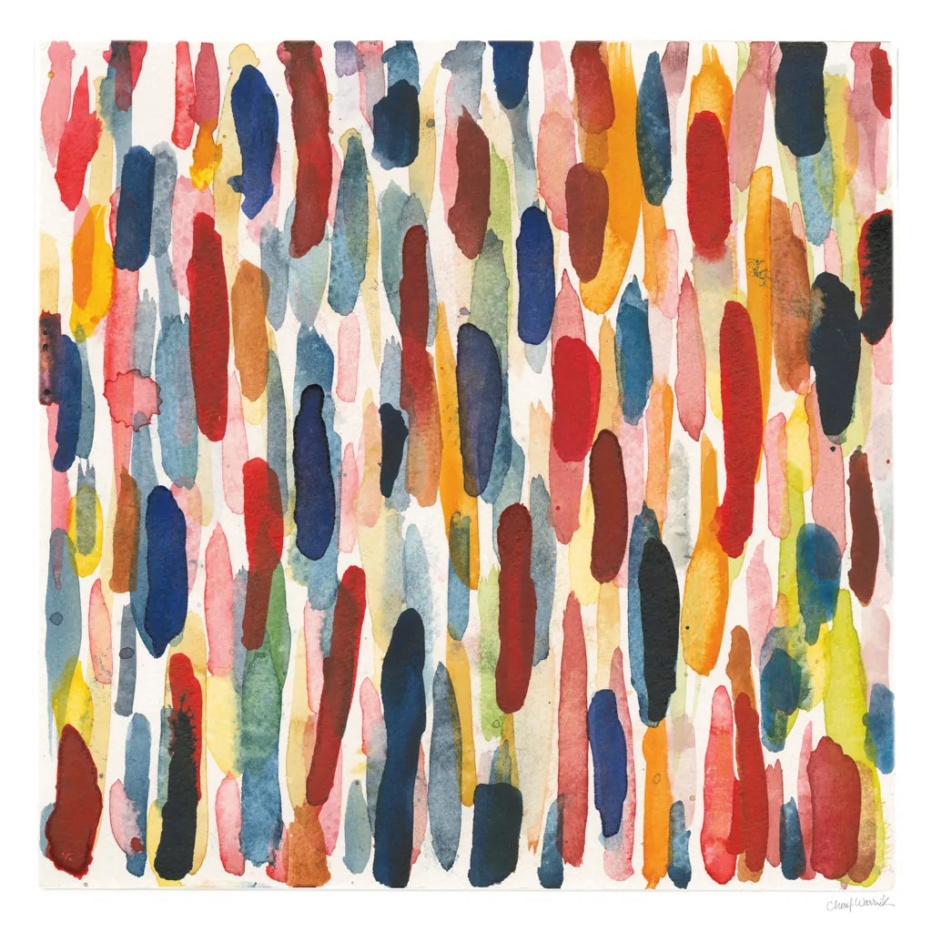 Colorful Patterns IX by Cheryl Warrick. SKU 77641a. Archival Giclee Fine art print for wall decor.