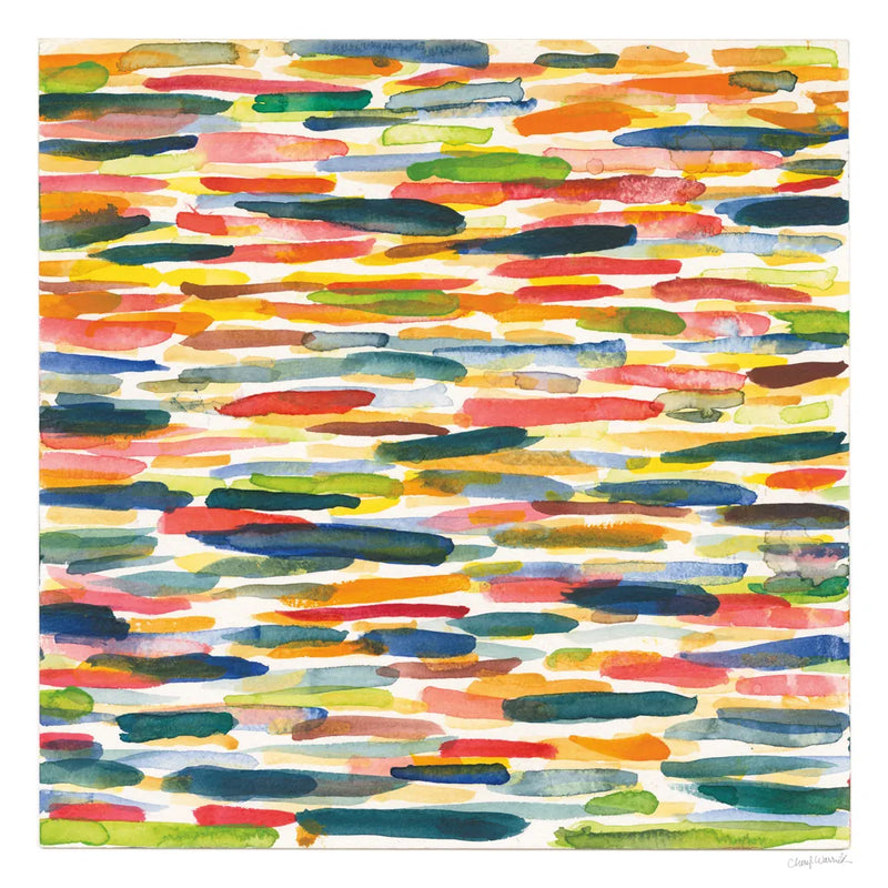Colorful Patterns X by Cheryl Warrick. SKU 77642a. Archival Giclee Fine art print for wall decor.
