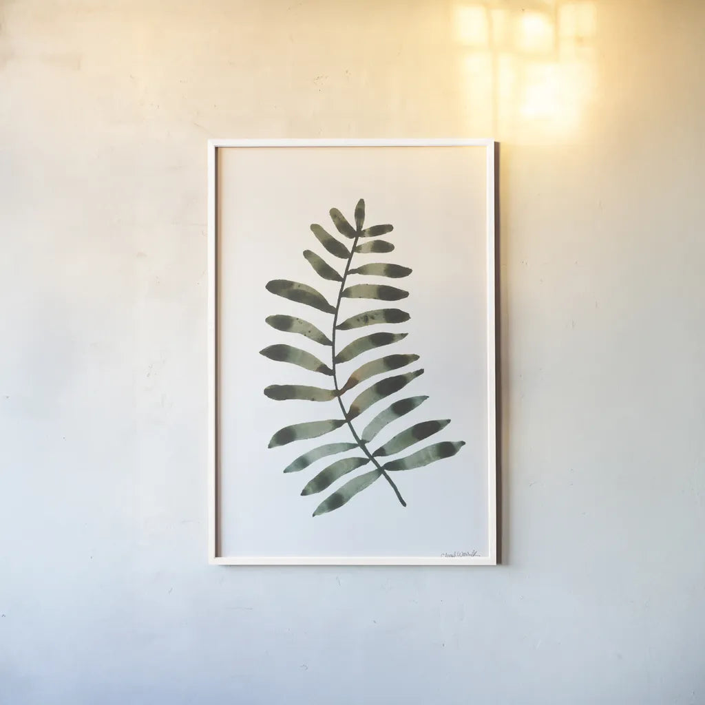 Deep Woods II by Cheryl Warrick. shown as a paper print in a white frame. Available as a archival giclee rolled canvas, fine art paper, or poster print. SKU 86951h.