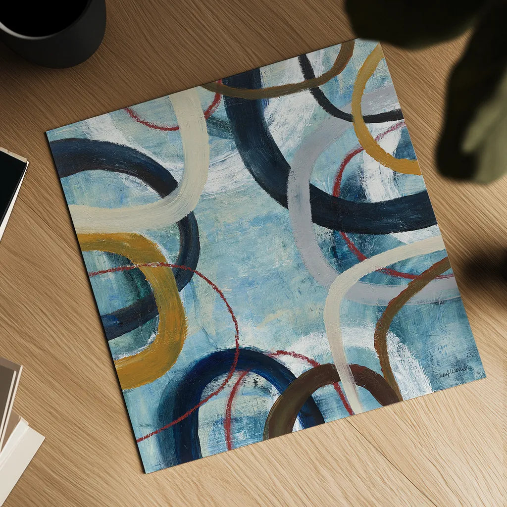 Dwell I by Cheryl Warrick. Shown as a detailed flat fine art print, highlighting archival giclee quality. Available as an archival giclee rolled canvas, fine art paper, or poster print. SKU 17735a.