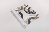 Dwell I Gold Neutral Crop by Cheryl Warrick. shown as a rolled paper print. Available as archival giclee rolled canvas, fine art paper, or poster print. SKU 77621h.