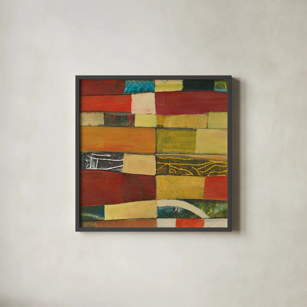 Eileen IV by Cheryl Warrick. Shown in a sleek black glass frame for a contemporary gallery look. Available as an archival giclee rolled canvas, fine art paper, or poster print. SKU 37800a.