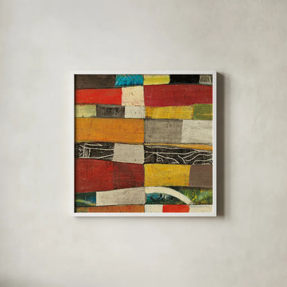 Eileen IV v2 by Cheryl Warrick. Shown in a crisp white glass frame for a clean and minimalist style. Available as an archival giclee rolled canvas, fine art paper, or poster print. SKU 37803a.