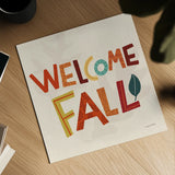 Fall Fun II by Cheryl Warrick. Shown as a detailed flat fine art print, highlighting archival giclee quality. Available as an archival giclee rolled canvas, fine art paper, or poster print. SKU 93045a.