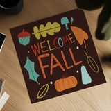 Fall Fun V by Cheryl Warrick. Shown as a detailed flat fine art print, highlighting archival giclee quality. Available as an archival giclee rolled canvas, fine art paper, or poster print. SKU 93048a.