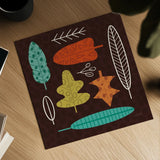 Fall Fun VII by Cheryl Warrick. Shown as a detailed flat fine art print, highlighting archival giclee quality. Available as an archival giclee rolled canvas, fine art paper, or poster print. SKU 93050a.