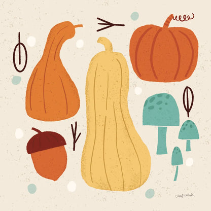 Fall Fun VIII by Cheryl Warrick. SKU 93051a. Archival Giclee Fine art print for wall decor.