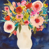 Floral Beauty I by Cheryl Warrick. SKU 86838a. Archival Giclee Fine art print for wall decor.