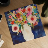 Floral Beauty I by Cheryl Warrick. Shown as a detailed flat fine art print, highlighting archival giclee quality. Available as an archival giclee rolled canvas, fine art paper, or poster print. SKU 86838a.