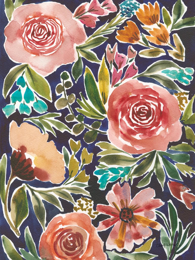 Flower Patch IV by Cheryl Warrick