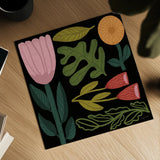 Flower Toss I by Cheryl Warrick. Shown as a detailed flat fine art print, highlighting archival giclee quality. Available as an archival giclee rolled canvas, fine art paper, or poster print. SKU 90941a.