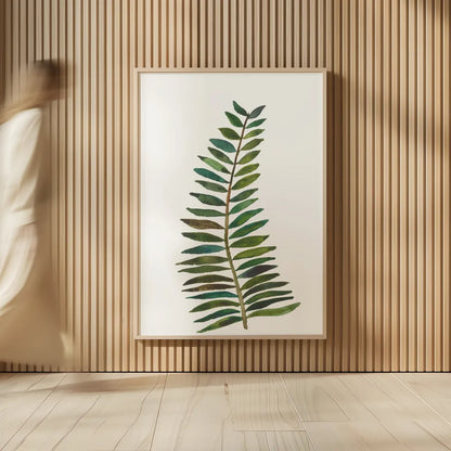 Forest Fern Trio II by Cheryl Warrick. shown as over sized large wall art. Available as an archival giclee rolled canvas, fine art paper, or poster print. SKU 86948h.