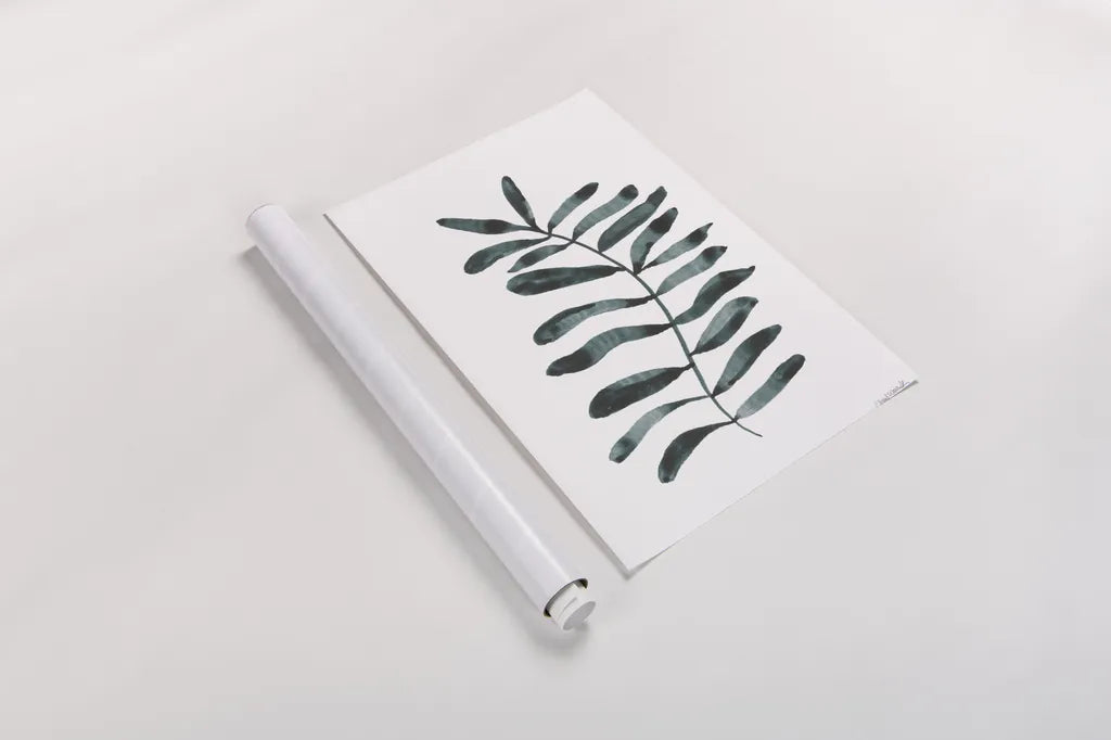 Forest Fern Trio III by Cheryl Warrick. shown as a rolled paper print. Available as archival giclee rolled canvas, fine art paper, or poster print. SKU 86949h.