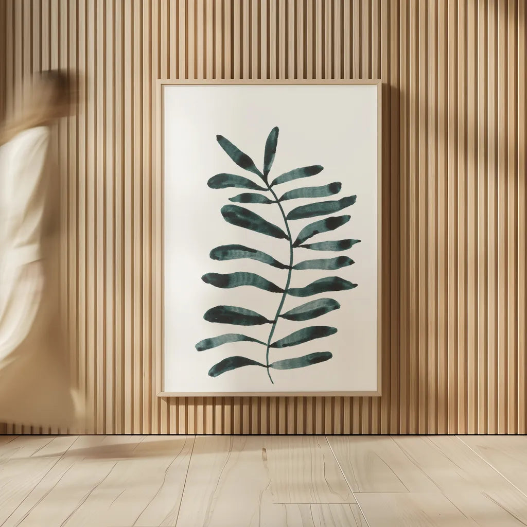 Forest Fern Trio III by Cheryl Warrick. shown as over sized large wall art. Available as an archival giclee rolled canvas, fine art paper, or poster print. SKU 86949h.