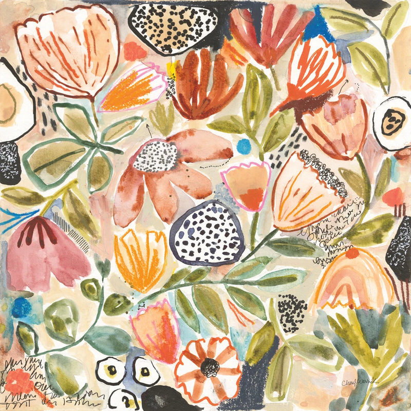 Forte Florals II by Cheryl Warrick