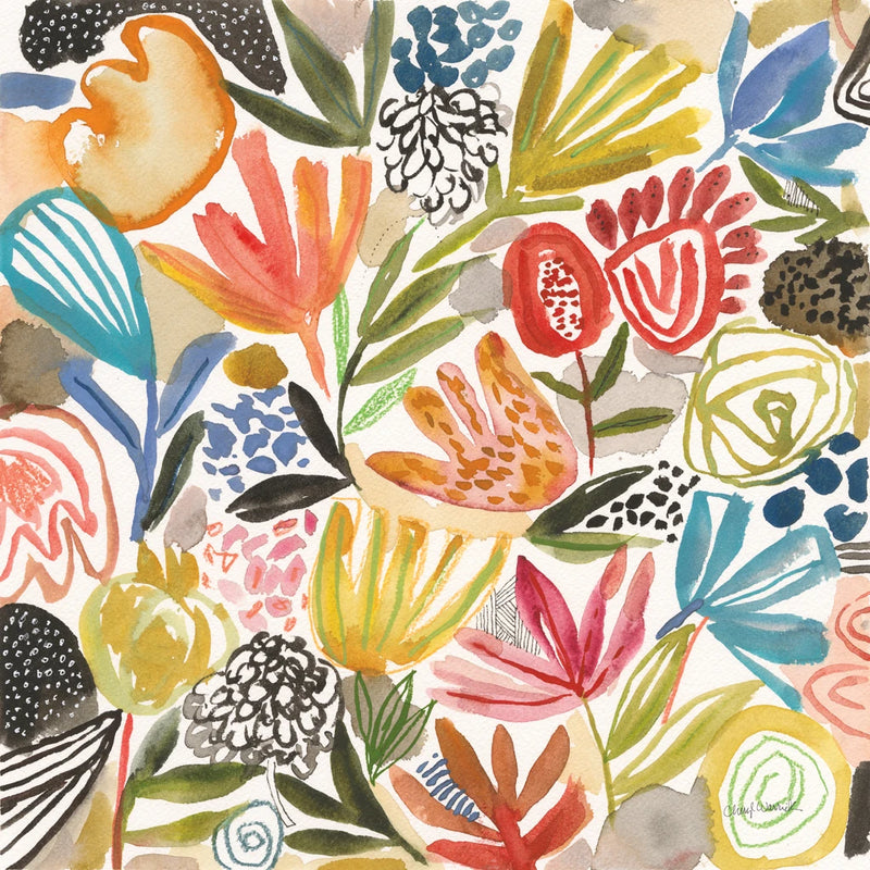 Forte Florals IV by Cheryl Warrick