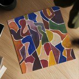 Fractured II by Cheryl Warrick. Shown as a detailed flat fine art print, highlighting archival giclee quality. Available as an archival giclee rolled canvas, fine art paper, or poster print. SKU 103272a.